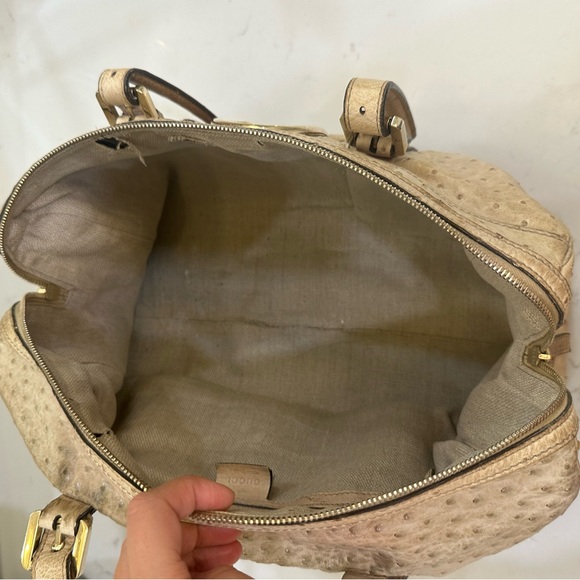 Gucci vintage ostrich Boston Bag - Picture 16 of 16